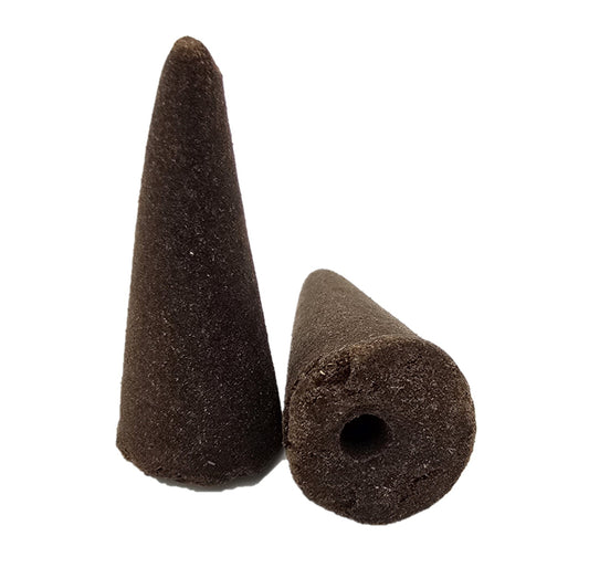 12 x pflanzliche Rückfluss-Räucherkegel Citronella Zitronengras Duft Yoga Meditation