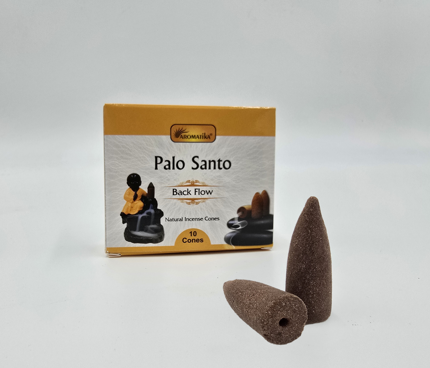10 x Backflow-Räucherkegel Palo Santo aromatische Räucherkerzen Rückfluss