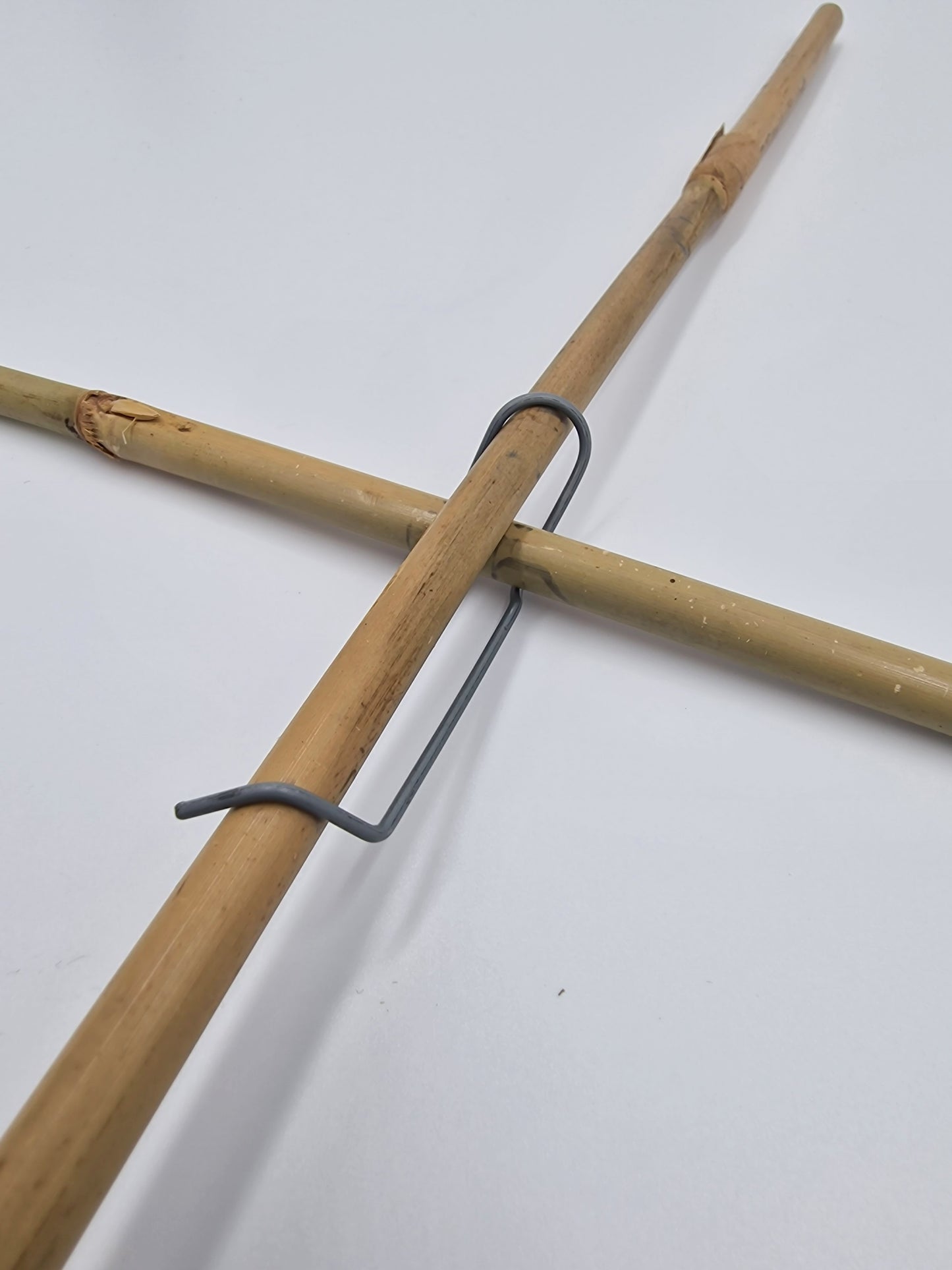 Tonkinstab Rankgitter Set 12 Rankstäbe und 36 Tonkinklammer Pflanzgerüst Bausatz 120 cm