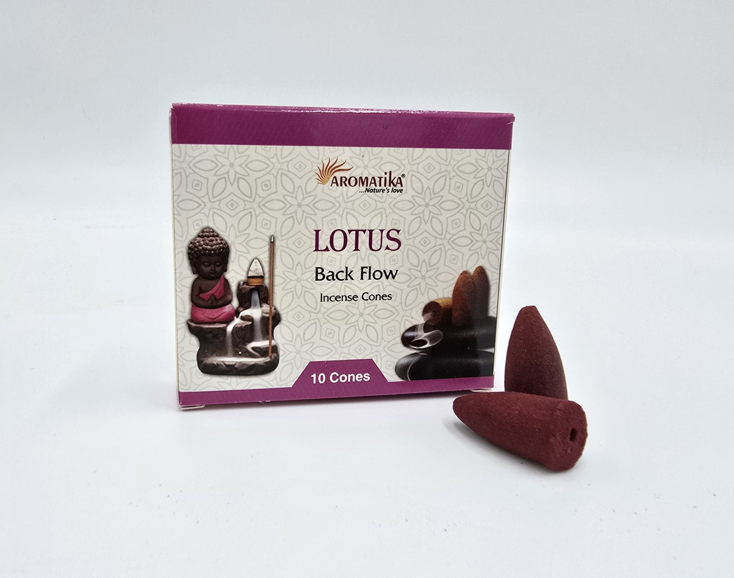 10 x Backflow-Räucherkegel Lotus aromatische Räucherkerzen Rückfluss