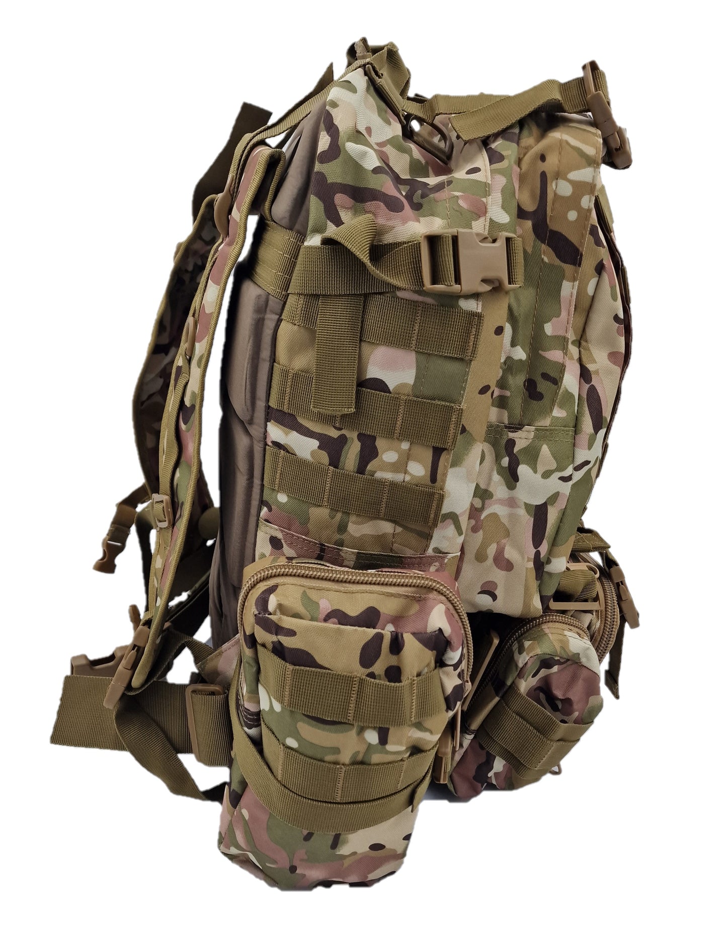 Armee-Style Rucksack 45 liter Camouflage BW BH wasserabweisend wüste tarn beige