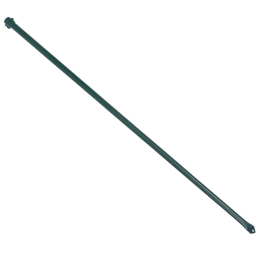 vidaXL Plant Stakes 10 pcs. 1 m Metal Green