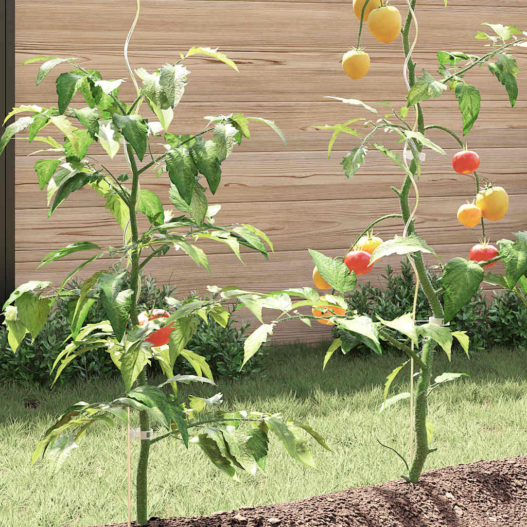 Tomaten Spiralstäbe 20 Stk. 110 cm Verzinkter Stahl 6 mm Pflanzstäbe Rankhilfe