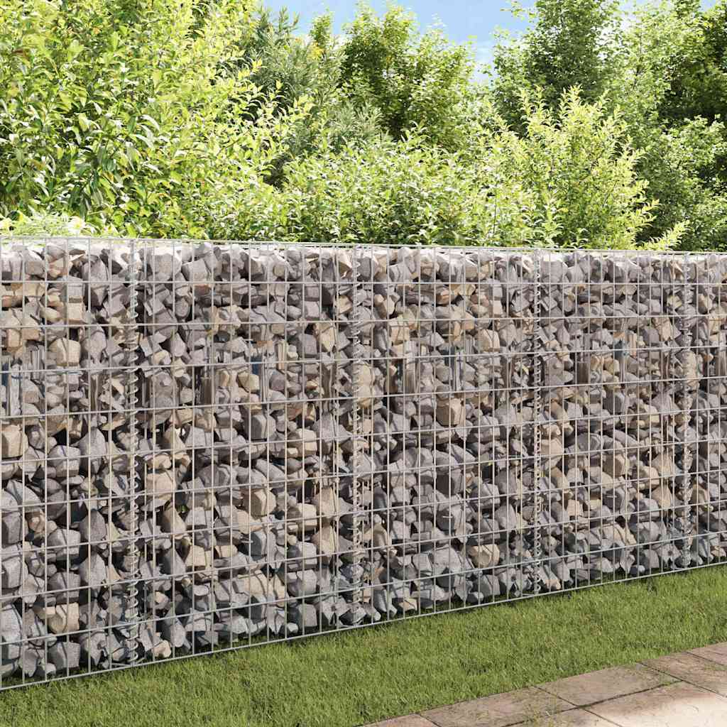 Gabion basket, planter box, raised bed, steel, 120×30×50 cm, stone basket