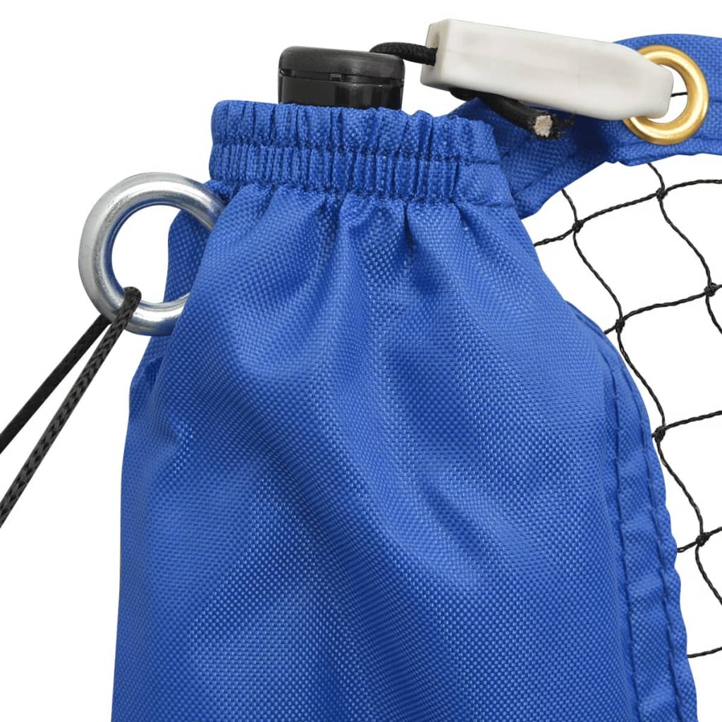 Badmintonnetz-Set 3 Federbälle 300 x 155 cm Stahlrahmen höhenverstellbar