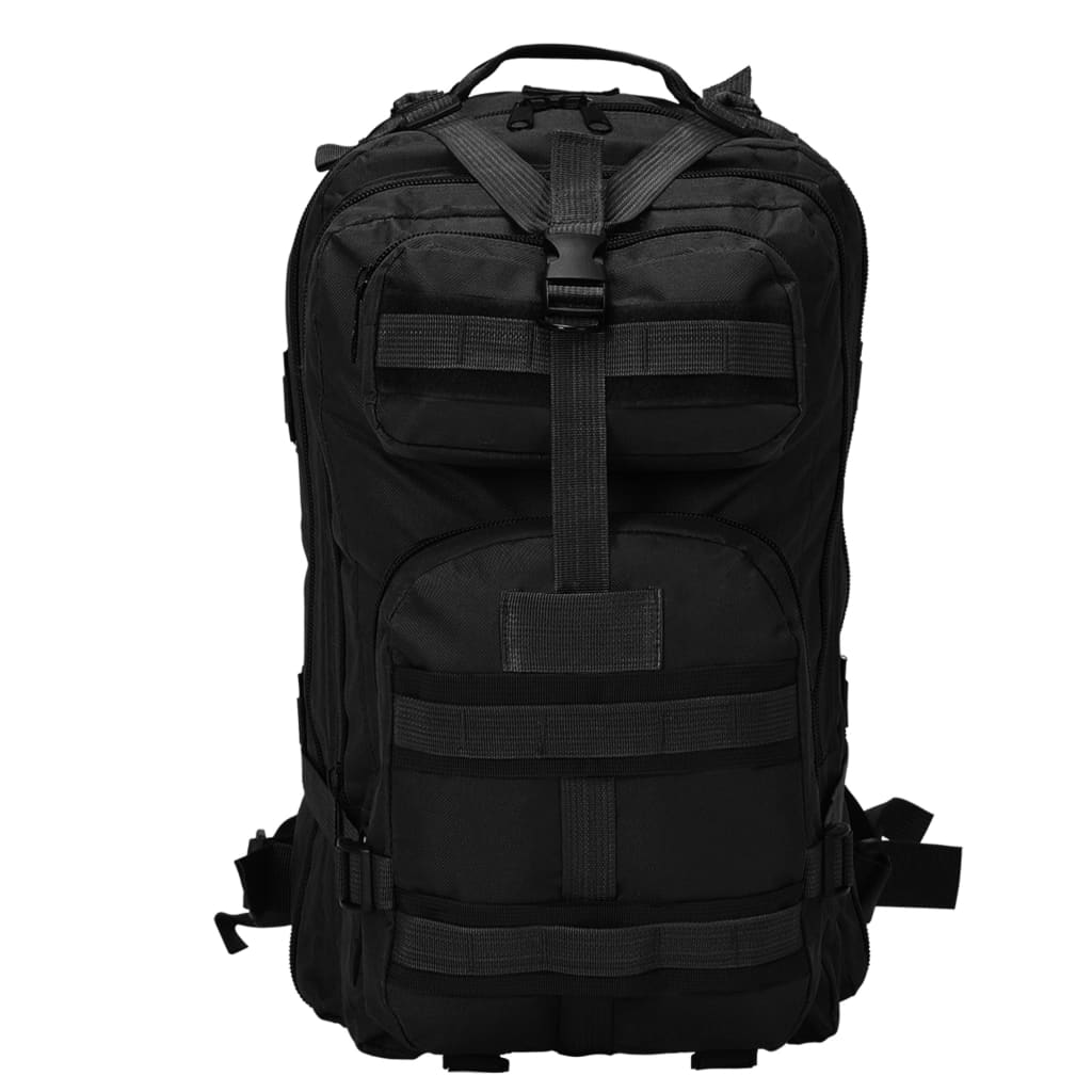 Rucksack taktischer Armeerucksack 50 L Armee-Stil BW 50 L Schwarz wasserabweisend