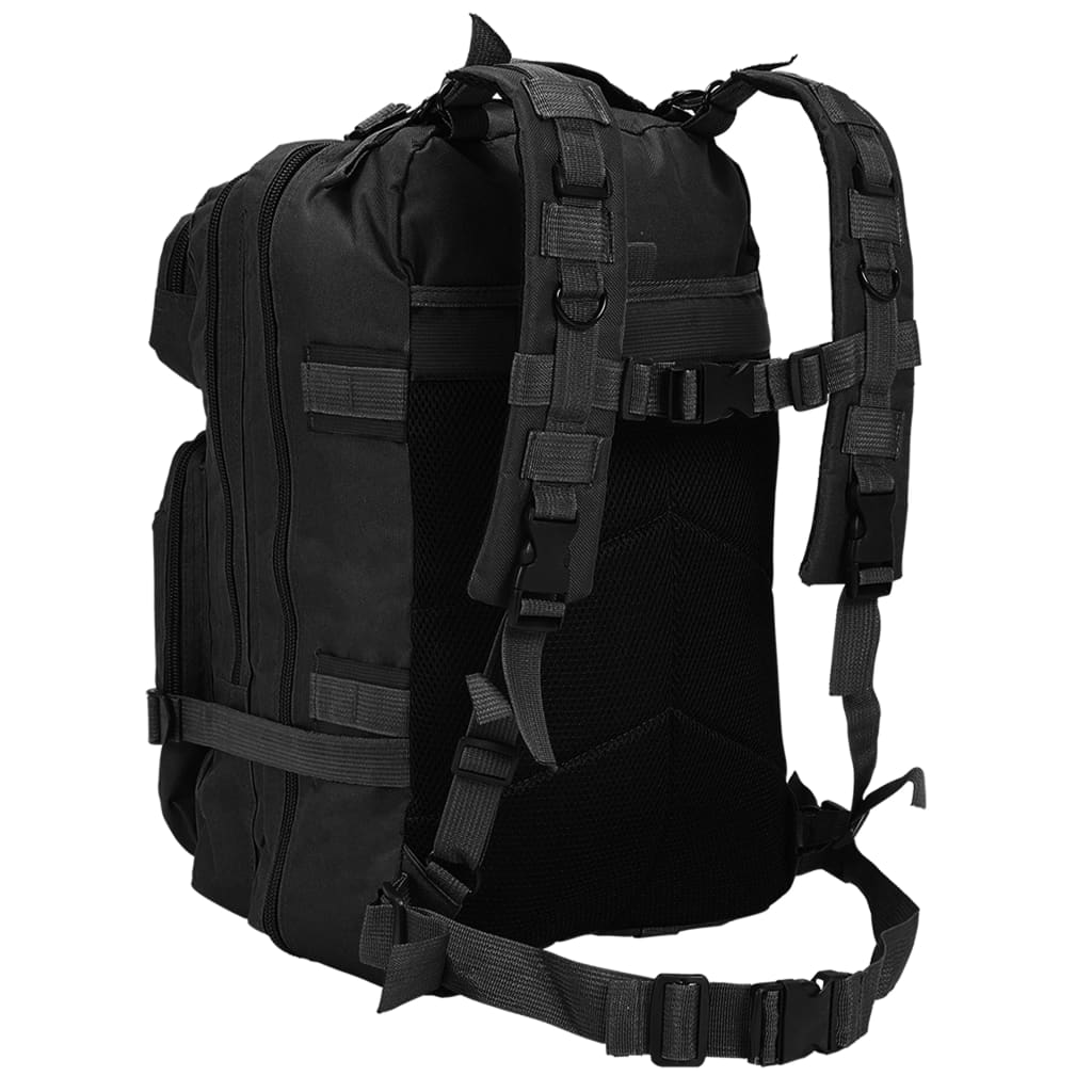 Rucksack taktischer Armeerucksack 50 L Armee-Stil BW 50 L Schwarz wasserabweisend