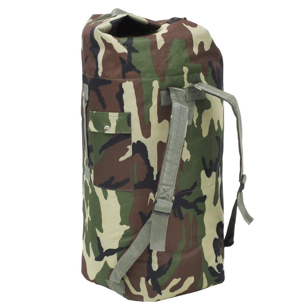 Seesack Armee-Stil Camouflage Militär Marine BW BS Sporttasche 30 x 30 x 90 cm