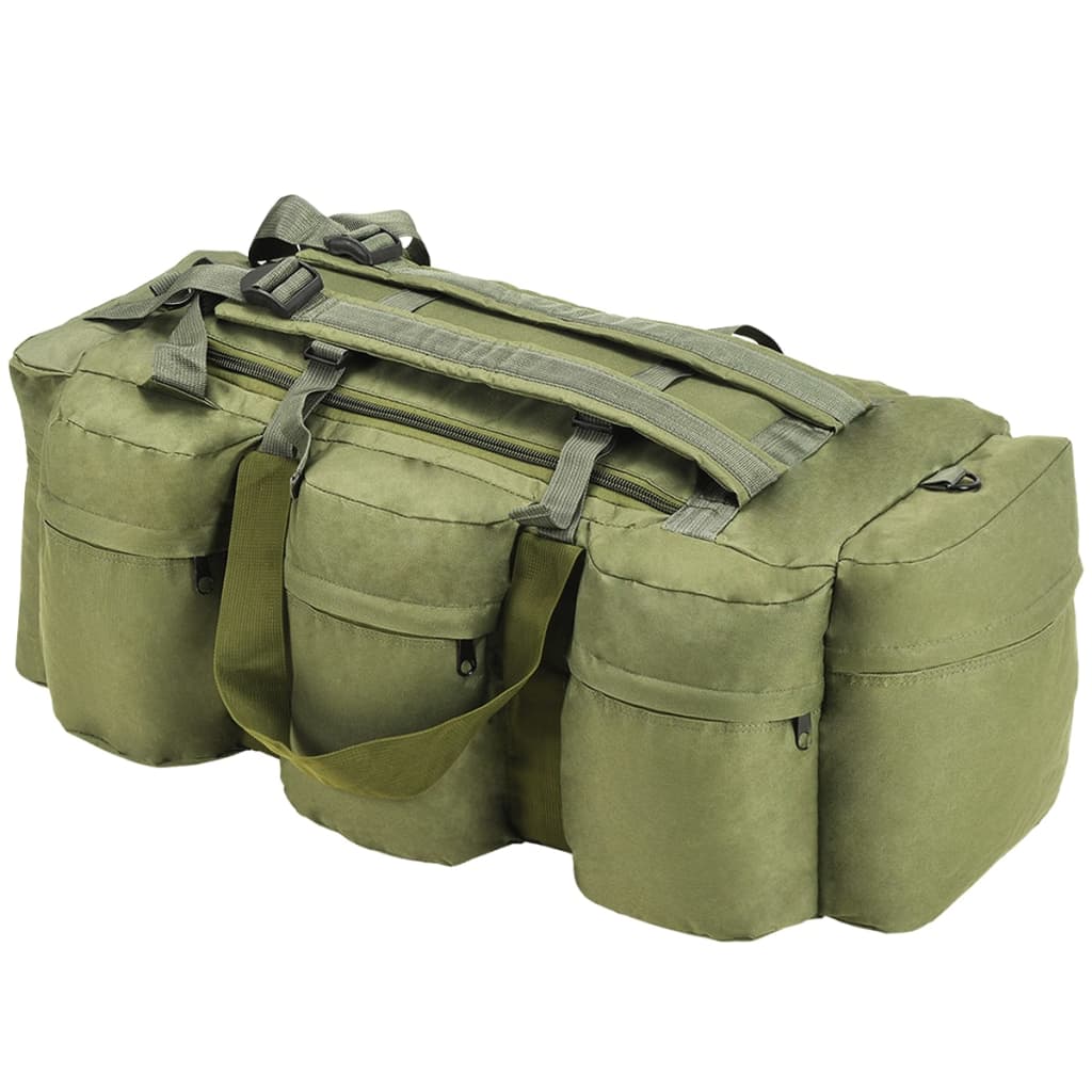 Seesack 3-in-1 Armee-Stil Olivgrün 62 x 27 x 27 cm Sporttasche