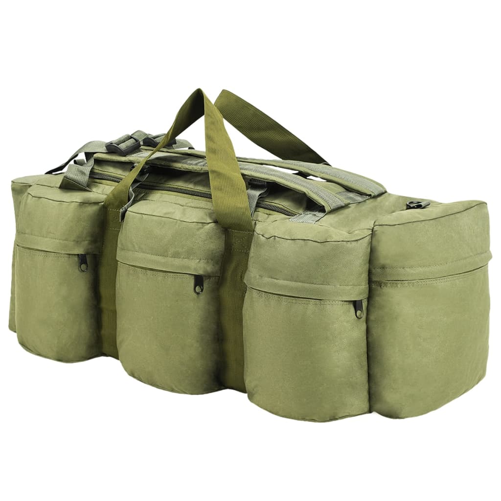 Seesack 3-in-1 Armee-Stil Olivgrün 62 x 27 x 27 cm Sporttasche