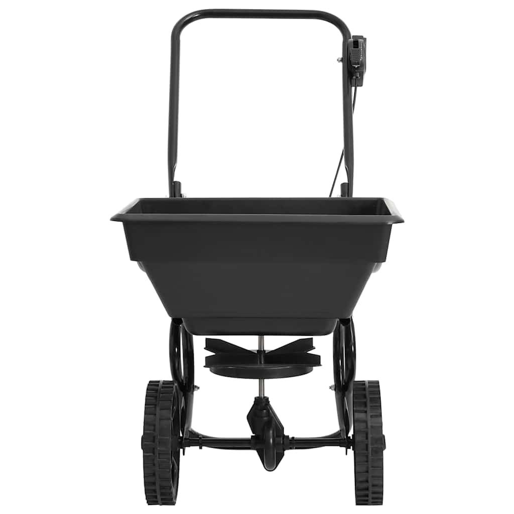 Handstreuwagen Salzstreuer PVC Stahl 92x46x70 cm 15 L Düngewagen