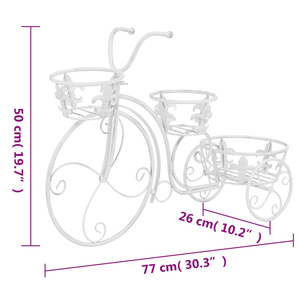Blumenständer Fahrrad Blumentreppe Vintage Metall Pflanzenständer