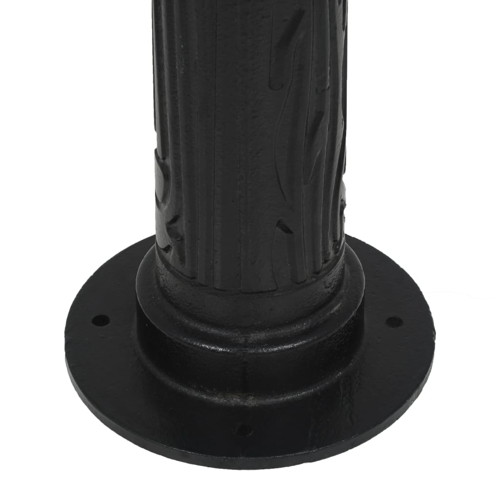 Handschwengelpumpe mit Ständer Gusseisen Gartenpumpe Brunnenpumpe schwarz