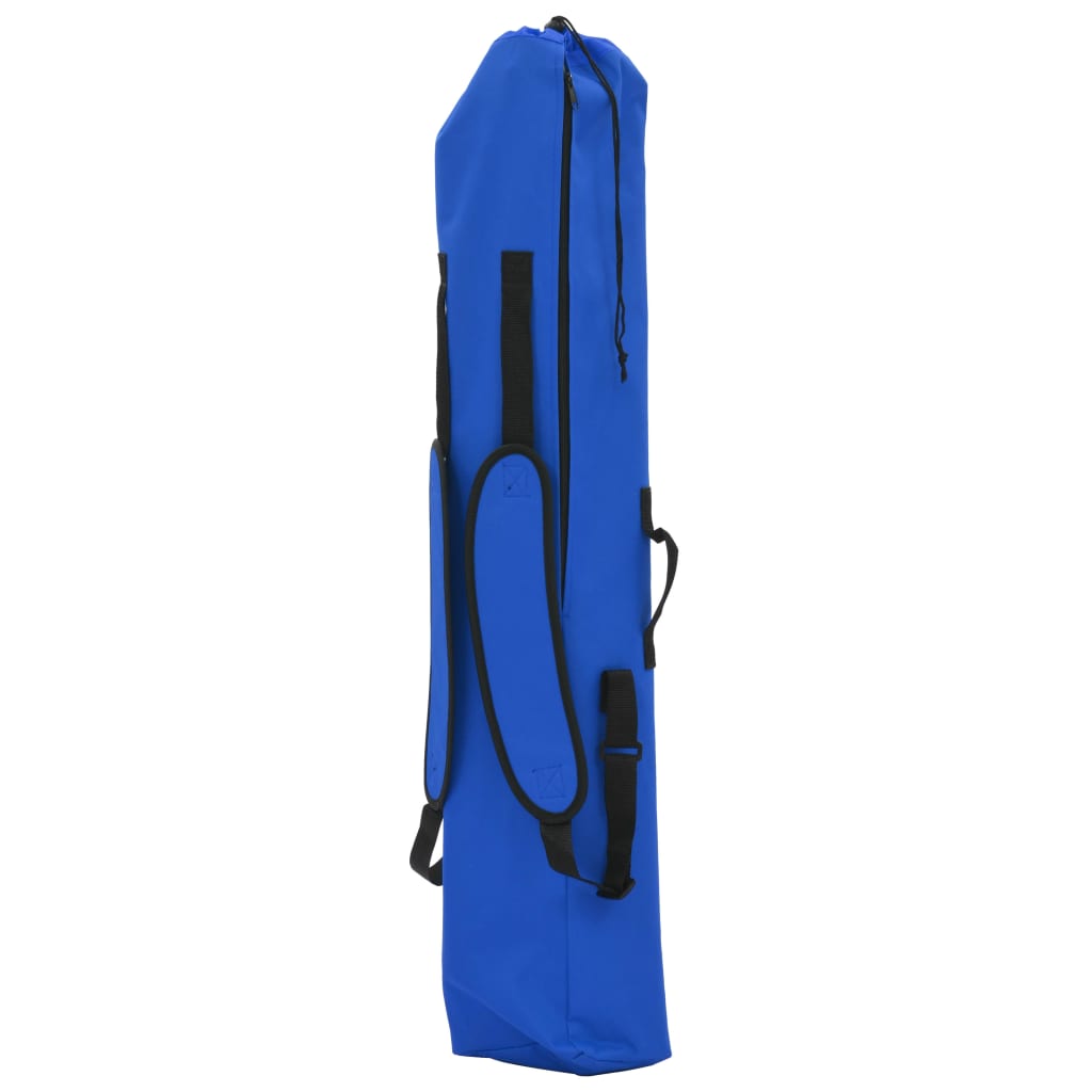 Hängematte mit faltbarem Ständer Blau 241 x 76 x 70 cm mobil