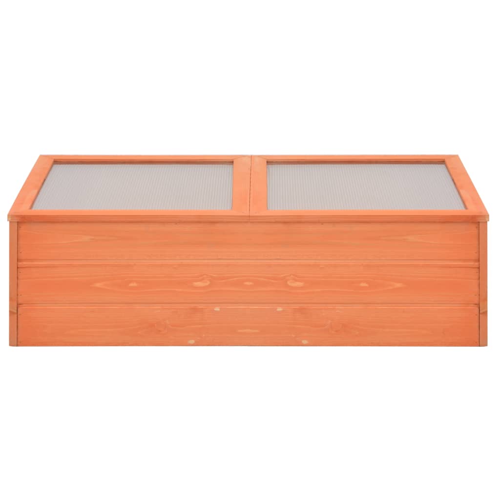 Gewächshaus Holz 100x50x34 cm Frühbeet Anzuchtbeet