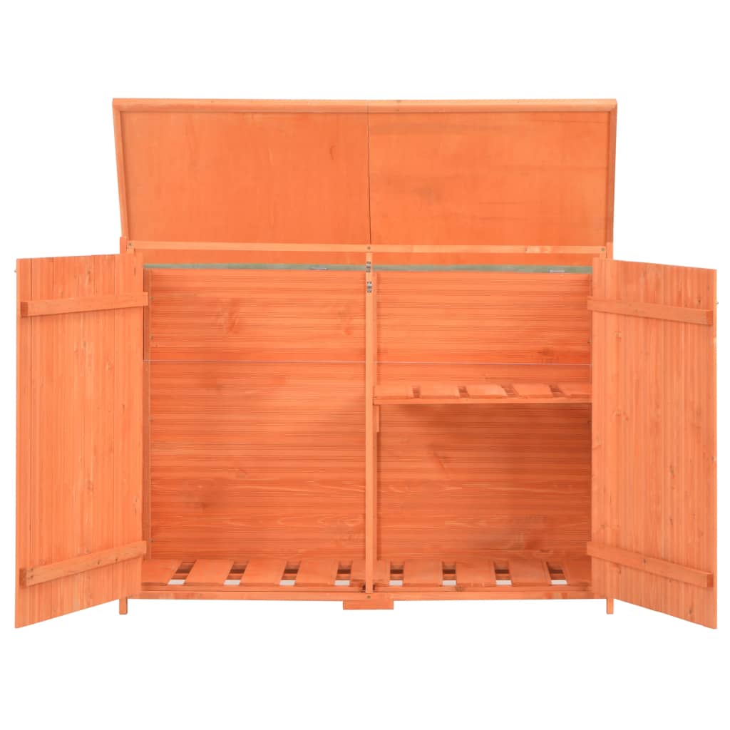 Garten-Lagerschuppen 120 x 50 x 91 cm Holz Geräteschuppen Werkzeugschuppen