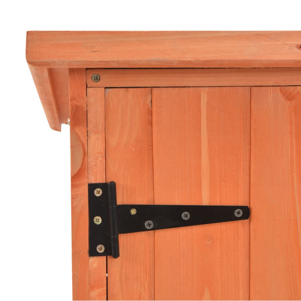 Garten-Lagerschuppen 120 x 50 x 91 cm Holz Geräteschuppen Werkzeugschuppen