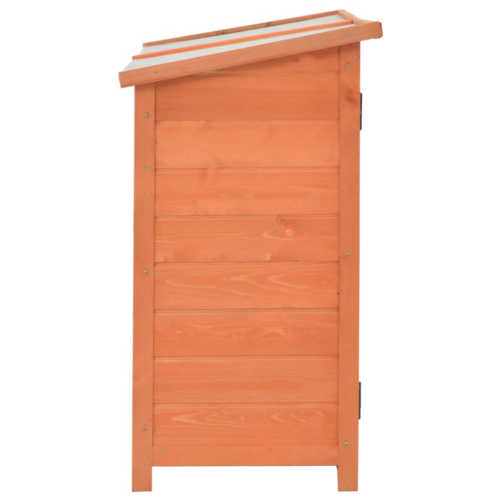Garten-Lagerschuppen 120 x 50 x 91 cm Holz Geräteschuppen Werkzeugschuppen
