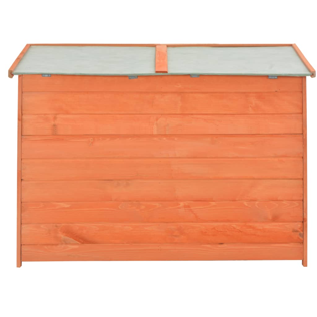 Garten-Lagerschuppen 120 x 50 x 91 cm Holz Geräteschuppen Werkzeugschuppen