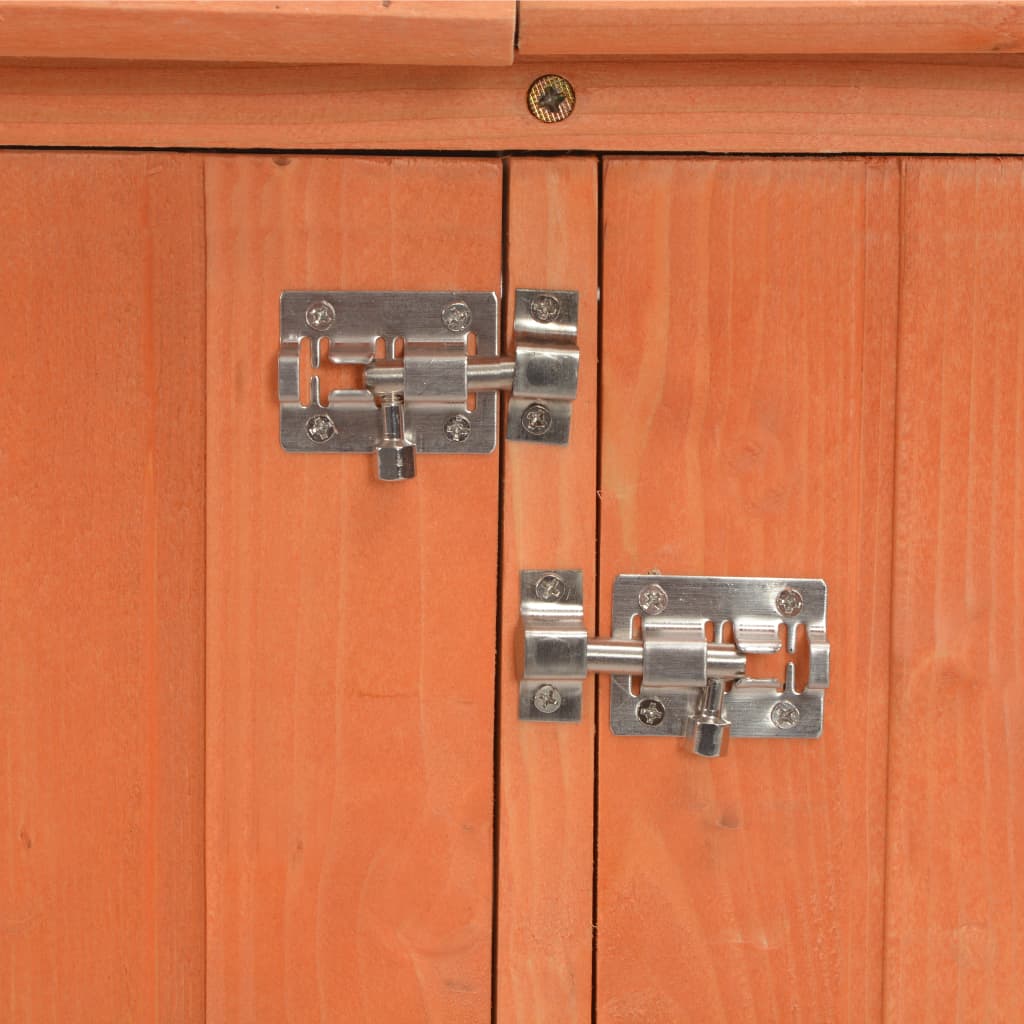Garten-Lagerschuppen 120 x 50 x 91 cm Holz Geräteschuppen Werkzeugschuppen