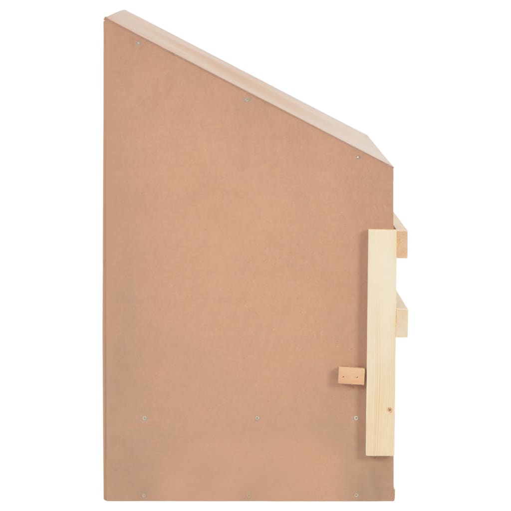 Legenest Hühnernest 3 Fächer 93 x 40 x 65 cm Massivholz Kiefer + MDF Abrollnest natur