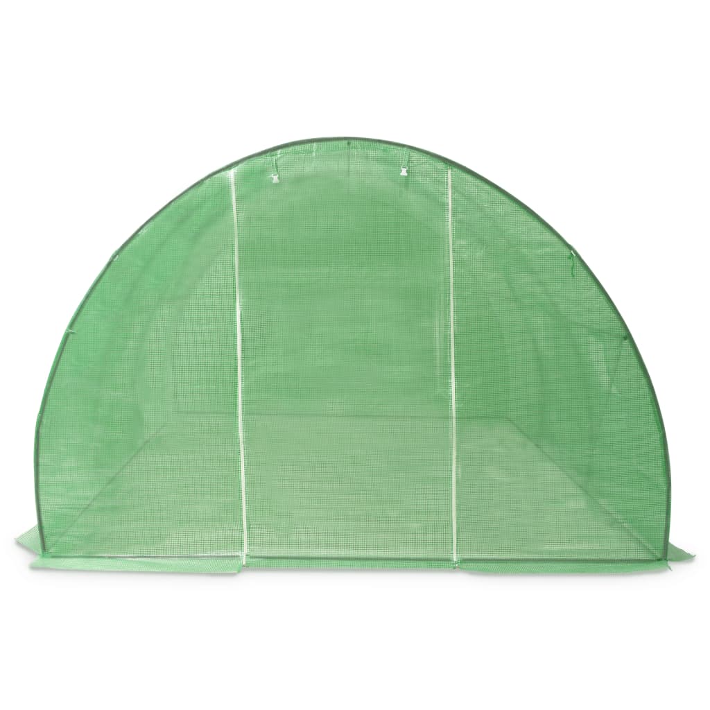 Foliengewächshaus 13,5 m² 450x300x200 cm 6 Fenster PE 140 g/m³ Gartentunnel