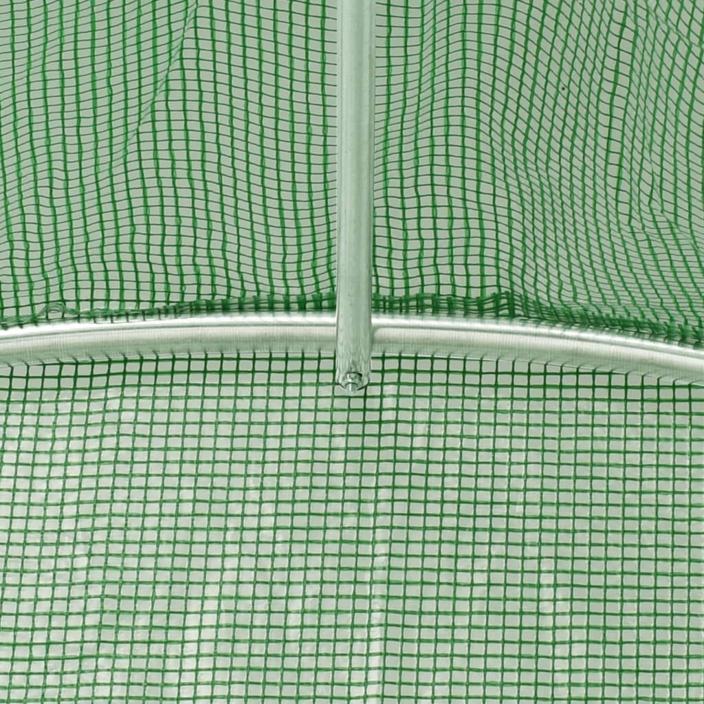 Foliengewächshaus 13,5 m² 450x300x200 cm 6 Fenster PE 140 g/m³ Gartentunnel