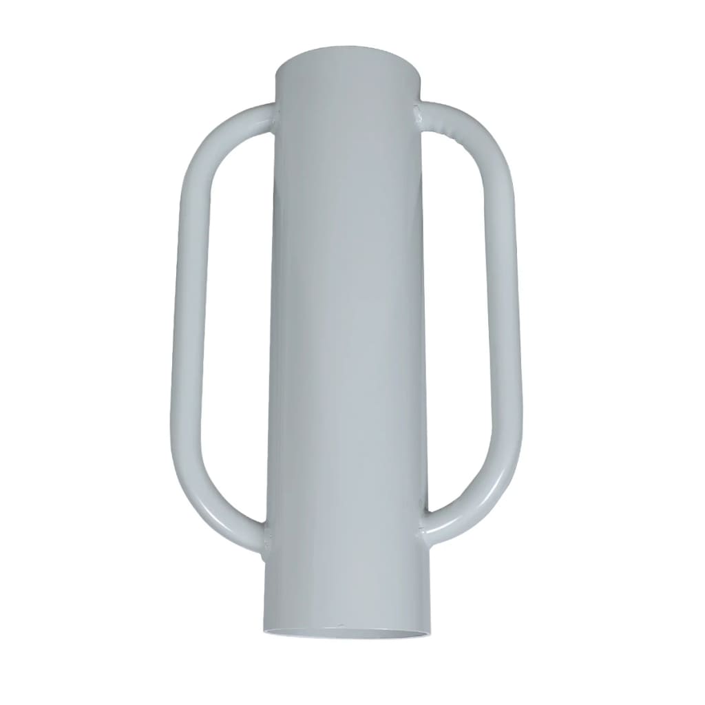 Pfahlramme mit Griffen Stahl Pfostenramme Handramme 15cm Durchmesser innen