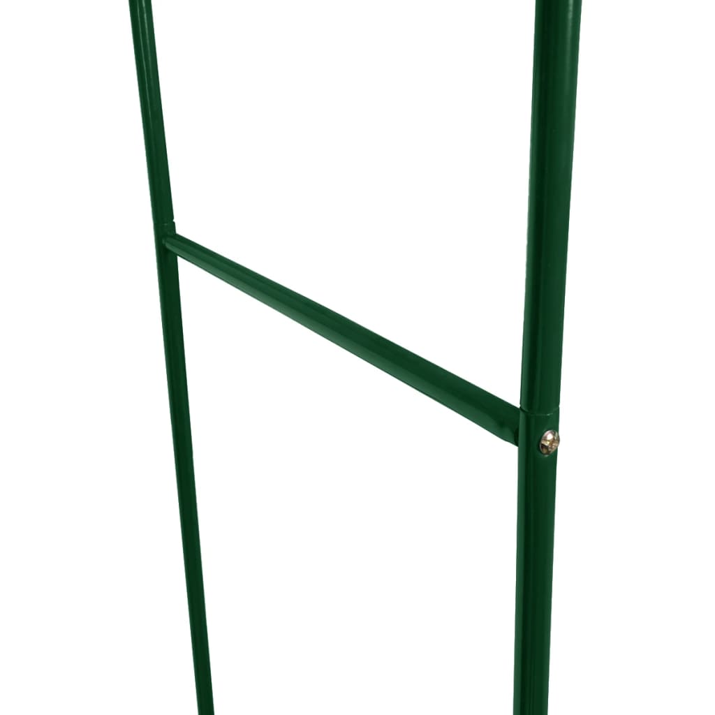 2x Garten Rosenbogen 240 cm Torbogen Rankgitter Rosensäule Eisen Grün