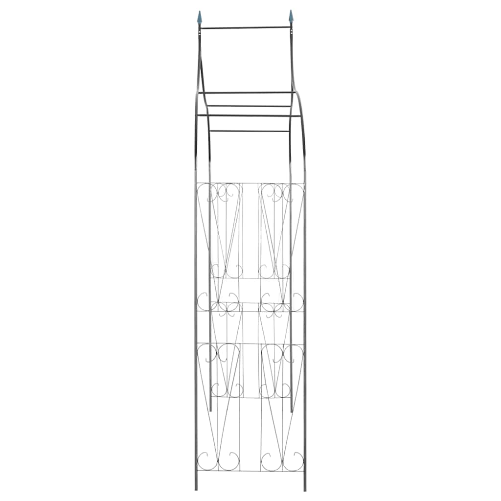 Rosenbogen mit Deko-Spitzen Dunkelgrün 283 cm Torbogen Kletterhilfe