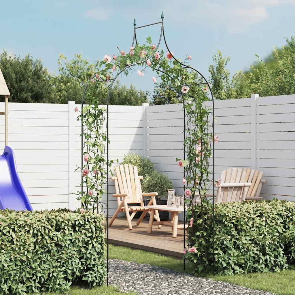 Rosenbogen mit Deko-Spitzen Dunkelgrün 283 cm Torbogen Kletterhilfe