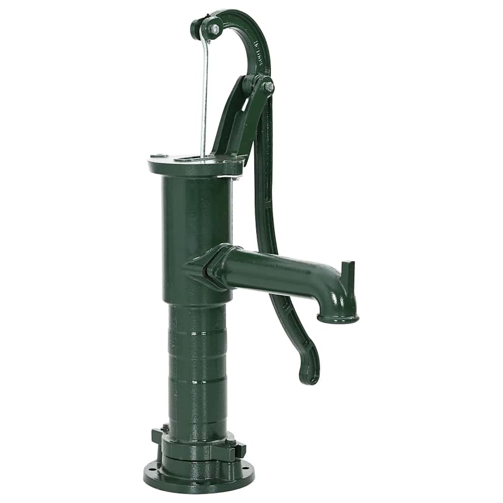 Handschwengelpumpe Gartenpumpe Gusseisen grün Brunnenpumpe Handpumpe