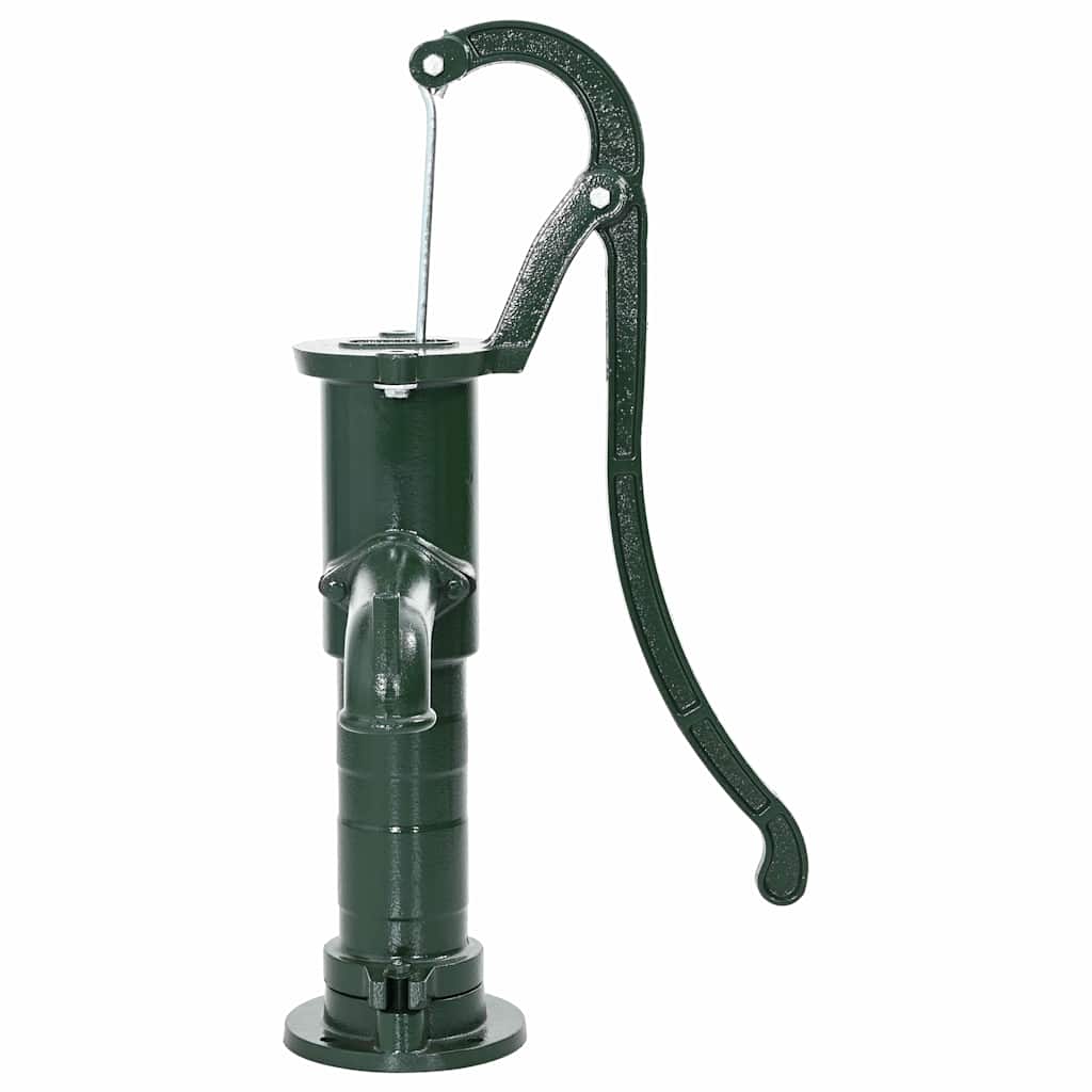 Handschwengelpumpe Gartenpumpe Gusseisen grün Brunnenpumpe Handpumpe