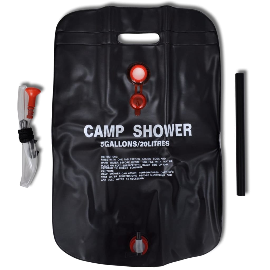 2er Set Solardusche Campingdusche Gartendusche Dusche PVC 59,5 x 40 cm Wassersack
