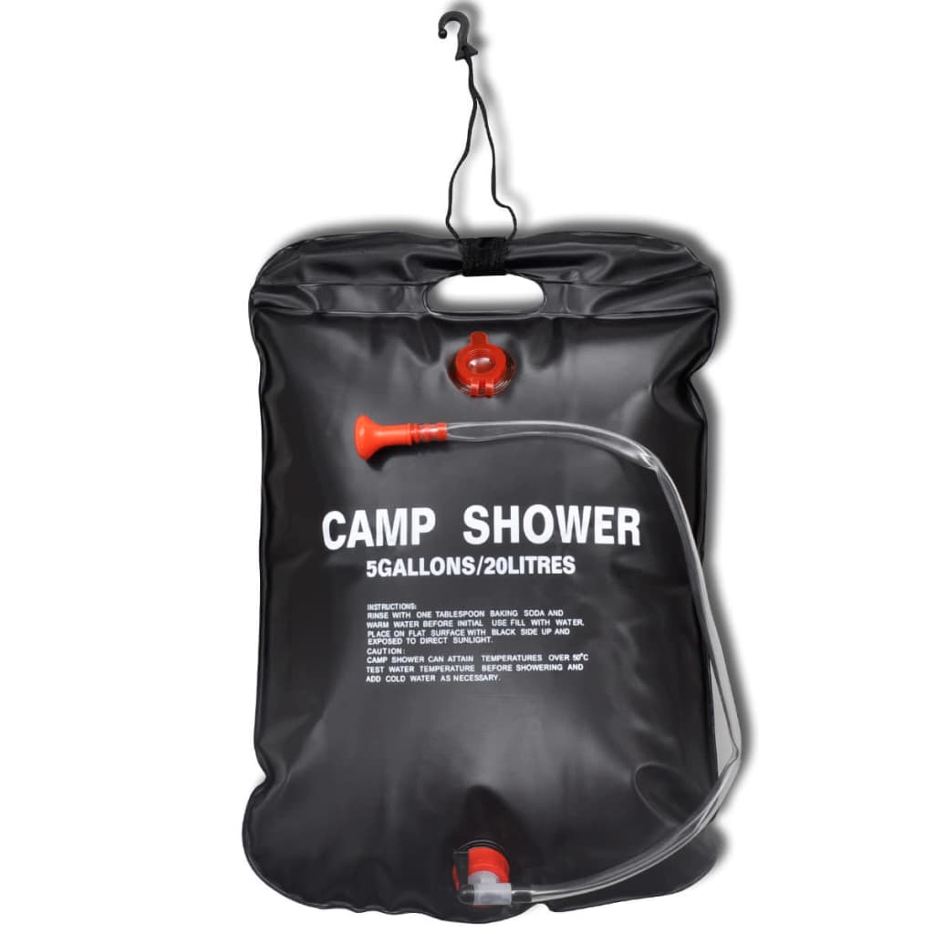 2er Set Solardusche Campingdusche Gartendusche Dusche PVC 59,5 x 40 cm Wassersack