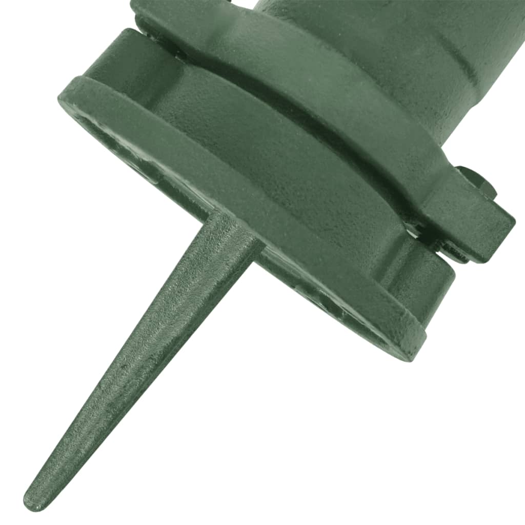 Handschwengelpumpe mit Ständer Gusseisen Gartenpumpe Brunnenpumpe grün