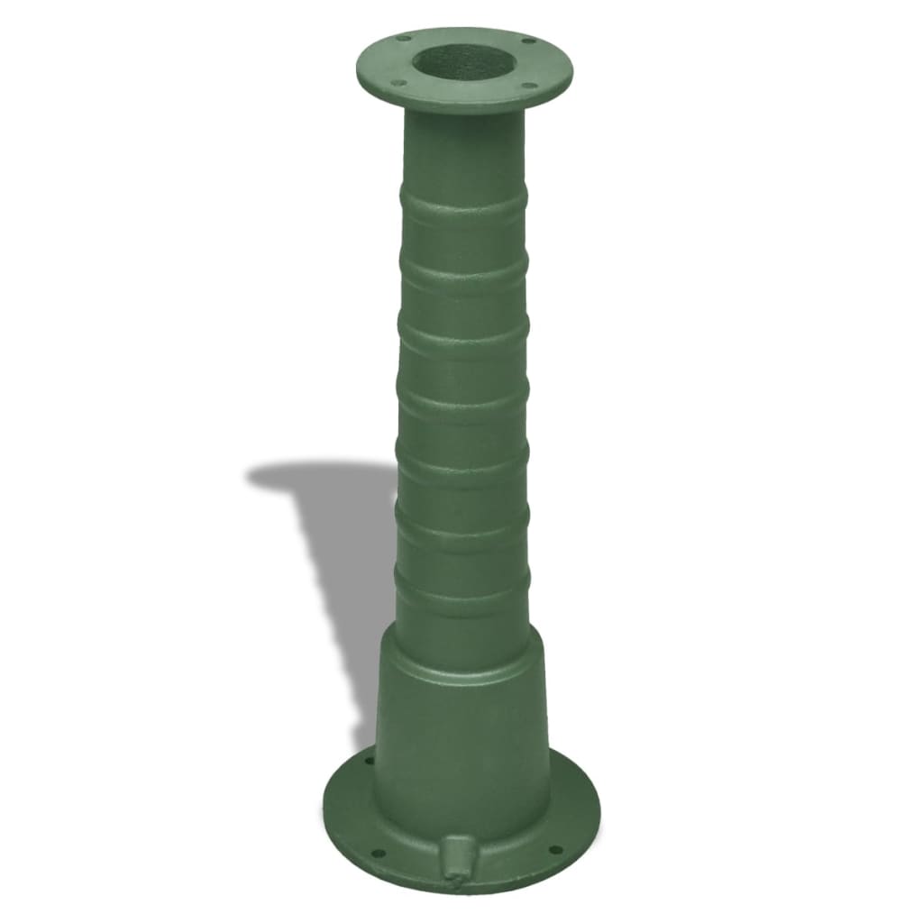Handschwengelpumpe mit Ständer Gusseisen Gartenpumpe Brunnenpumpe grün