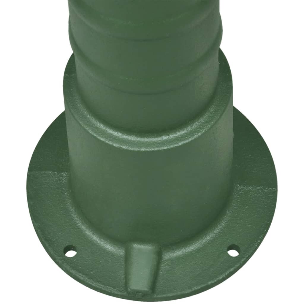 Handschwengelpumpe mit Ständer Gusseisen Gartenpumpe Brunnenpumpe grün