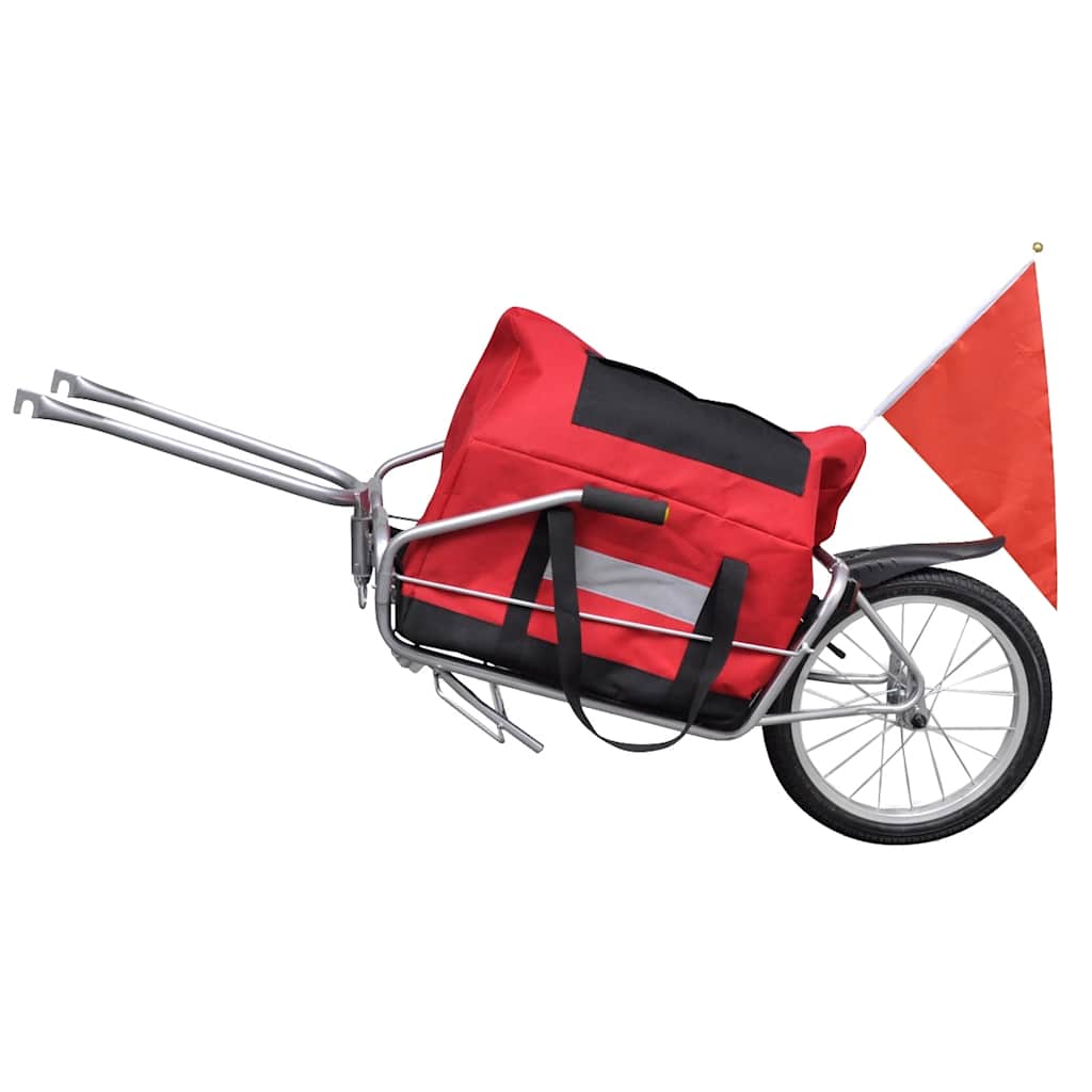 Transporthänger Fahrrad 2 in 1 Lastenrad Aufbewahrungsbeutel 40 kg Schubkarre