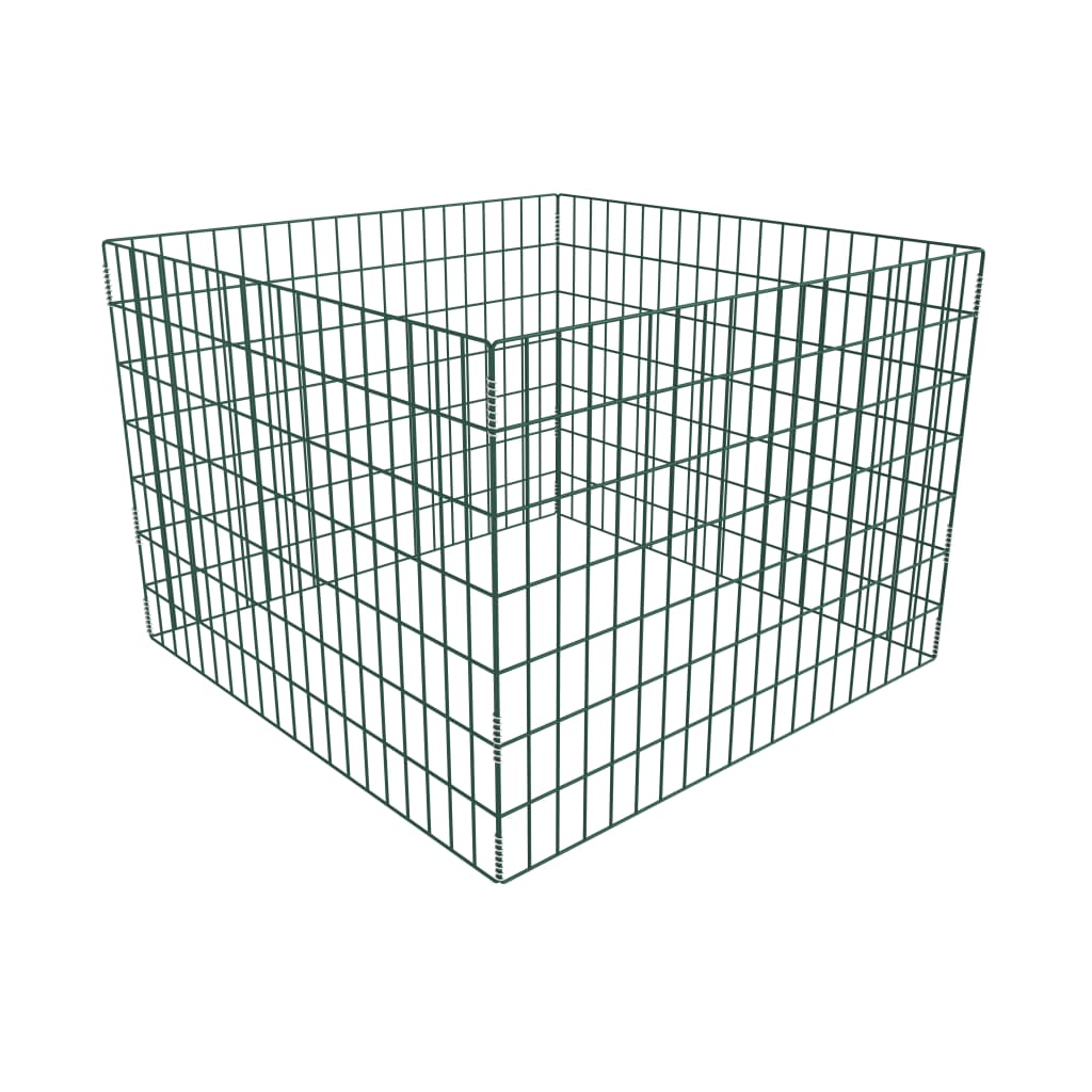 Komposter Gartenkomposter 100x100x70cm grün Kompostbehälter Rotte
