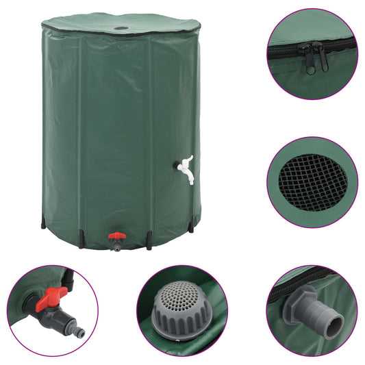 Water storage rain barrel water tank 500L foldable