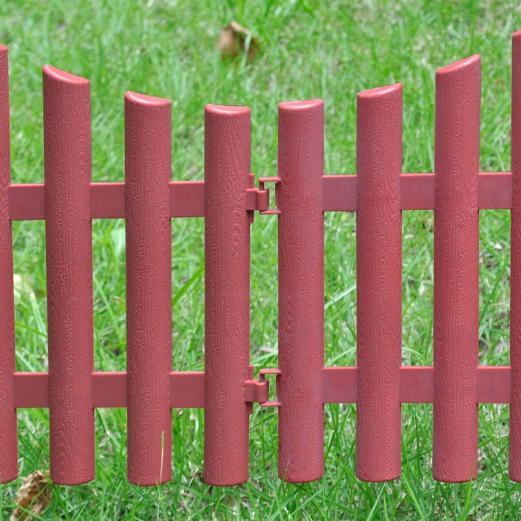 Beeteinfassung Braun PP 10 m Rasenkante Beetumrandung Gartenzaun