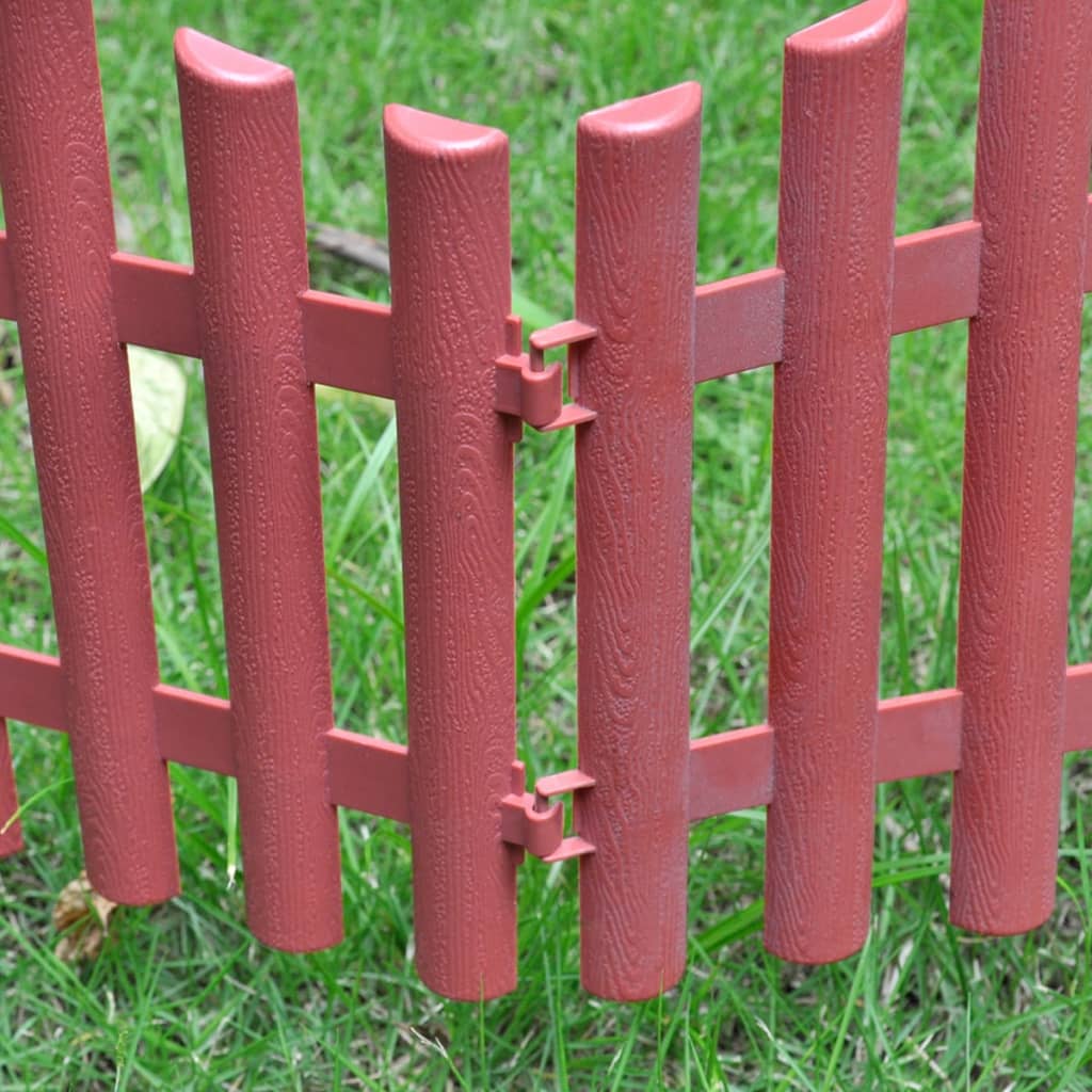 Beeteinfassung Braun PP 10 m Rasenkante Beetumrandung Gartenzaun