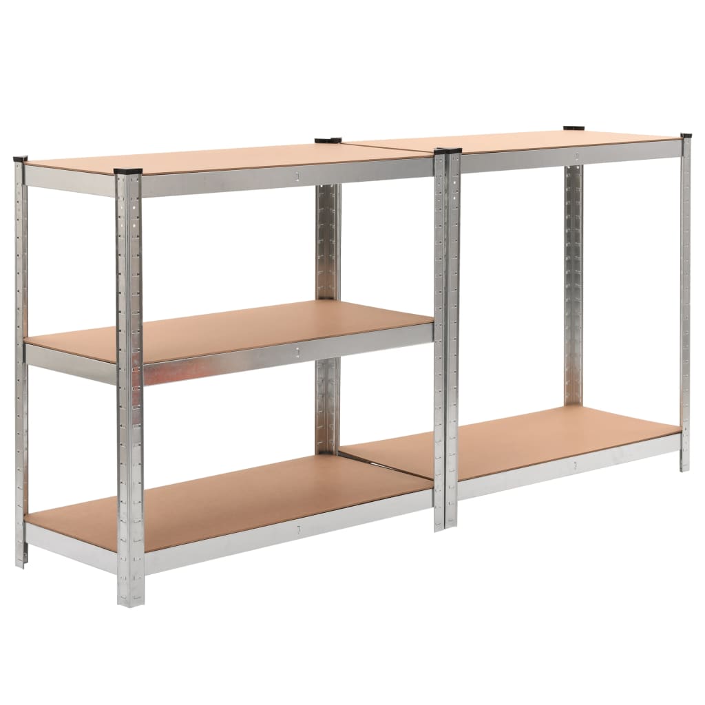 Regal 2 x Schwerlastregal Lagerregal Steckregal Metallregal Kellerregal 90 x 40 x 180 cm