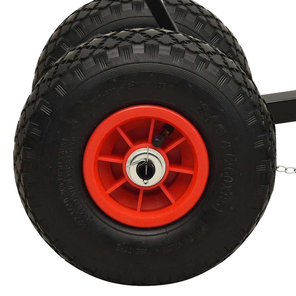 Schneeschaufel mit Rädern silber verzinkt verstellbarer Winkel Schneeschieber