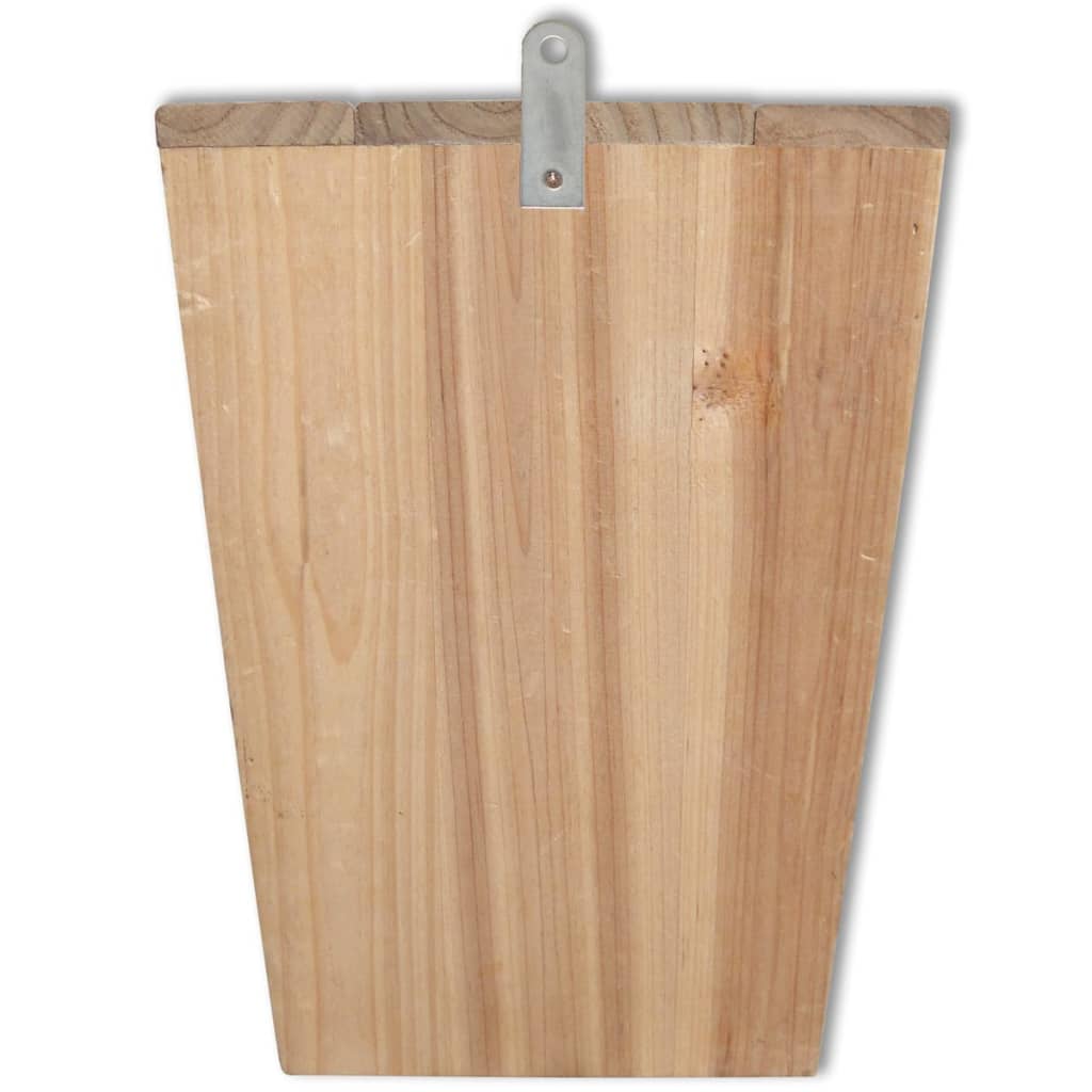 Fledermaushaus 22 x 12 x 34 cm 2er-Set Nisthilfe Fledermäuse Braun