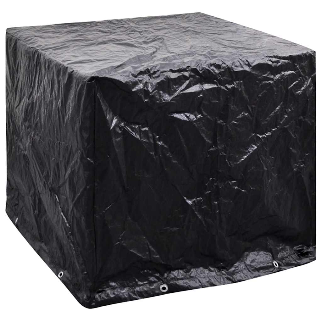 Abdeckung für IBC-Tank 8 Ösen 116x100x120 cm schwarz