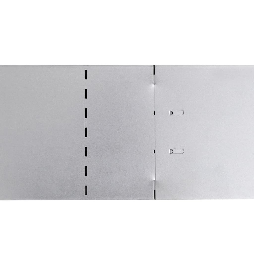 Rasenkante flexible Beeteinfassung 10 Stk 100x15 cm Verzinkter Stahl individuell