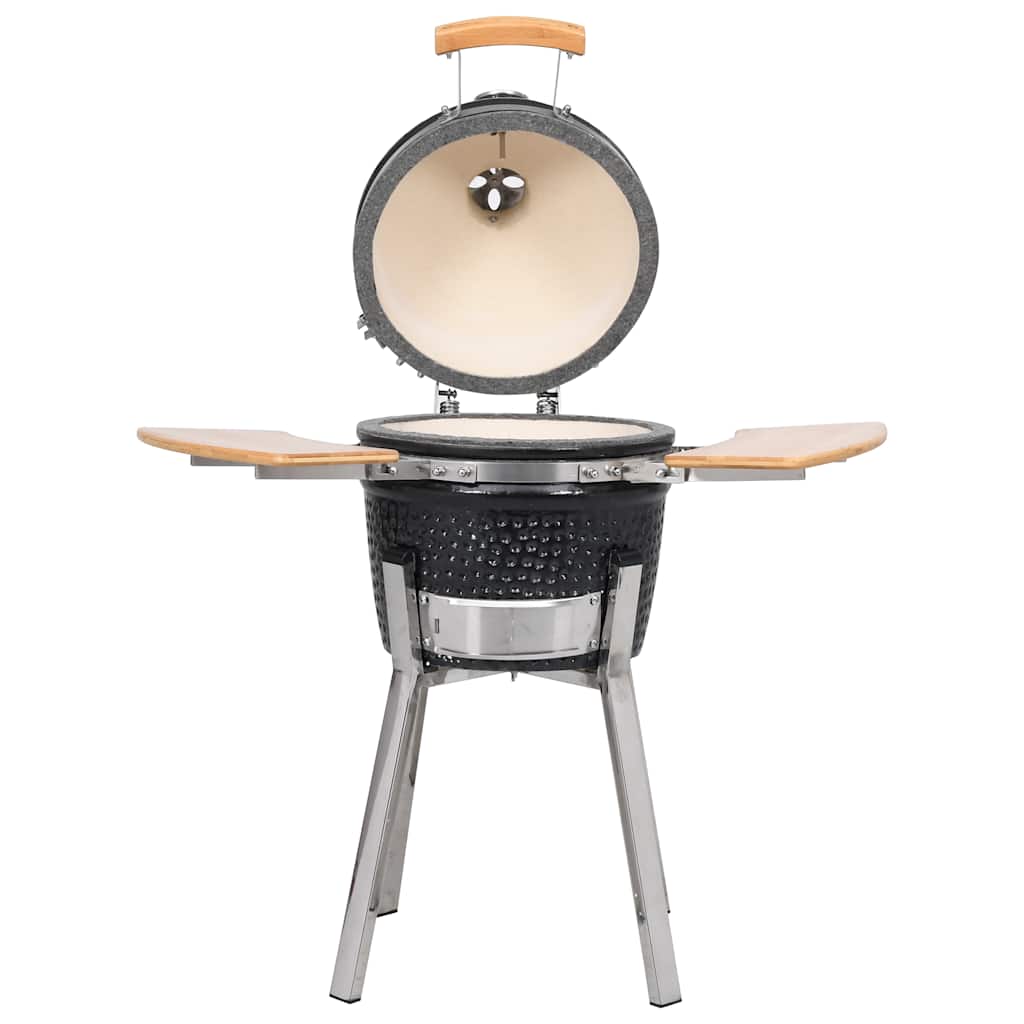 Kamado Barbecue Grill Räucherofen Keramik 81 cm Temperaturanzeige BBQ