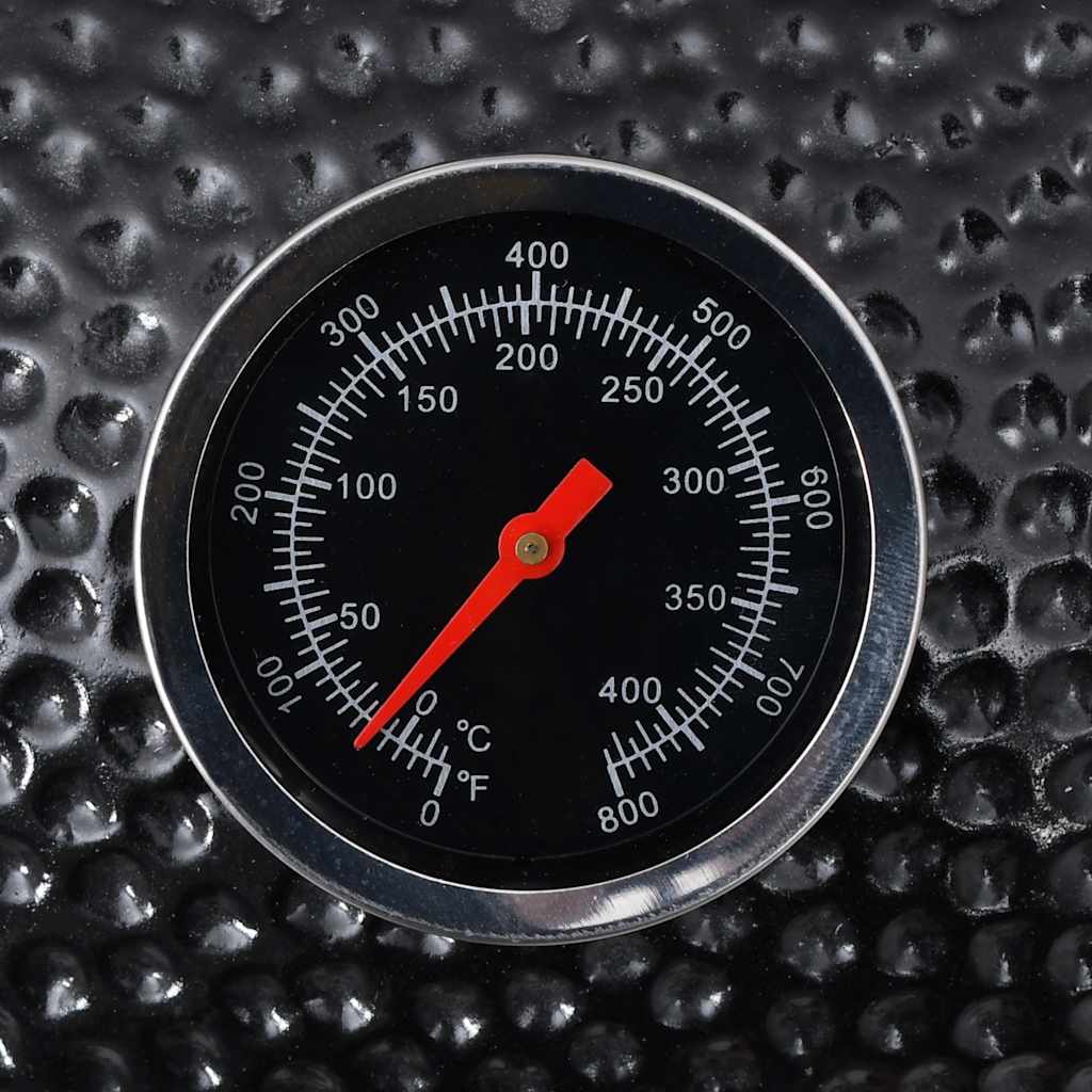 Kamado Barbecue Grill Räucherofen Keramik 81 cm Temperaturanzeige BBQ